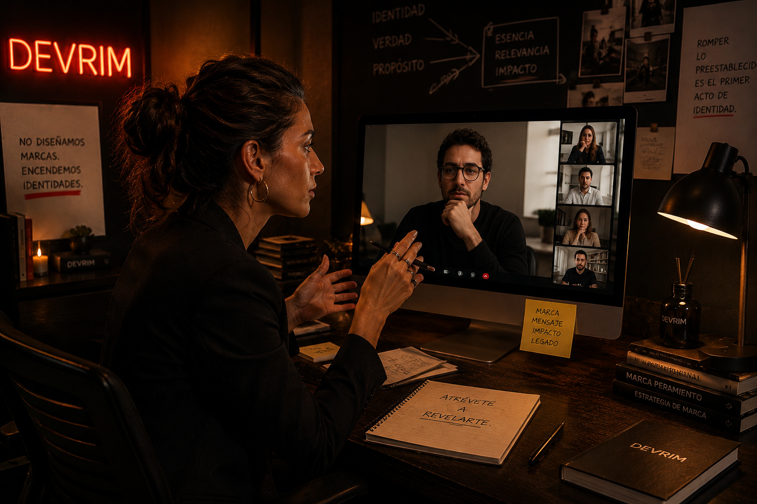 DEV en una reunión de colaboración estratégica por videollamada